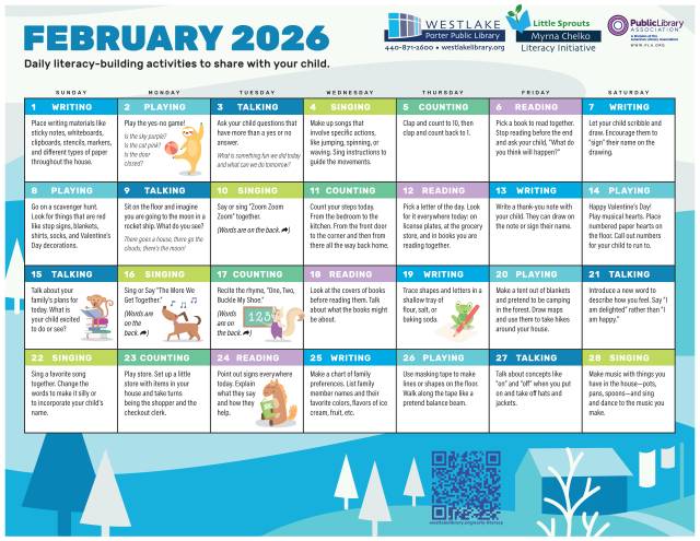 Early Literacy Calendar thumbnail