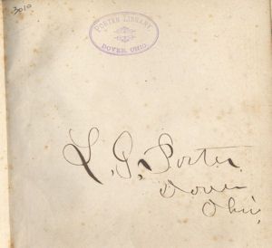 Leonard G. Porter's signature