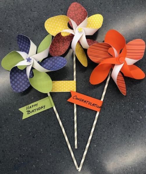 Image for event: Calling Crafters - Paper Pinwheel Party Favors