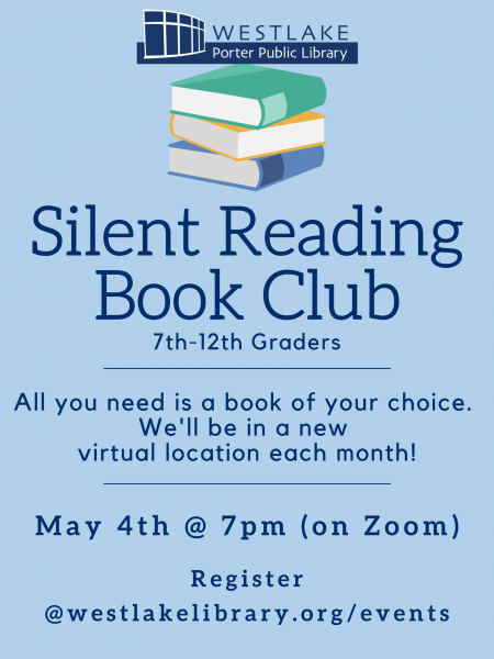 Image for event: Silent Reading Book Club (Live)